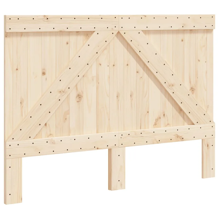Tête de lit 140x104 cm bois massif de pin - 2