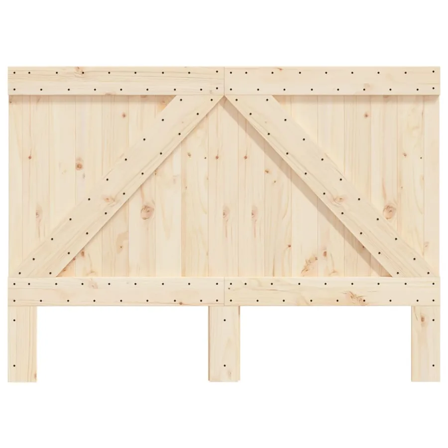 Tête de lit 140x104 cm bois massif de pin - 3