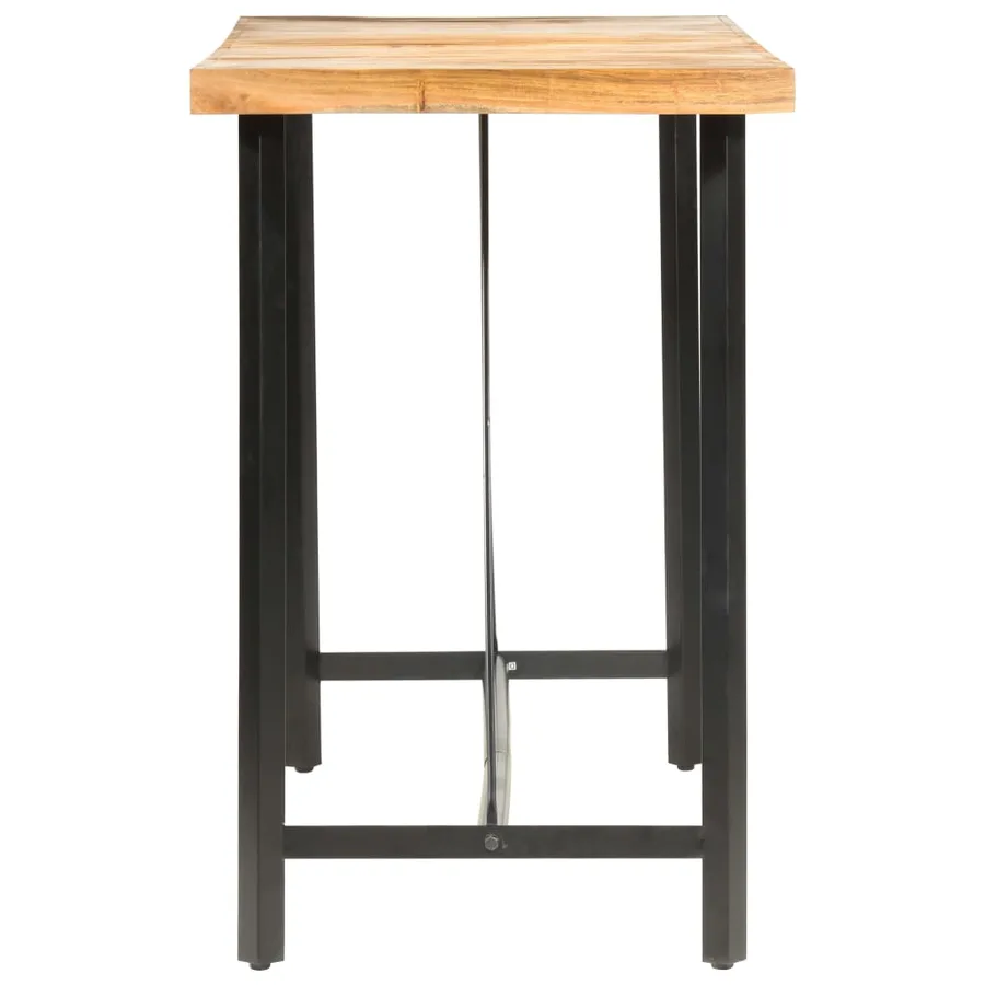Table de bar 180x70x107 cm bois d'acacia massif - 3