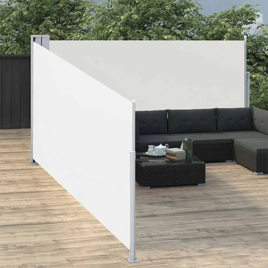 Auvent latéral rétractable Crème 170 x 1000 cm - 3