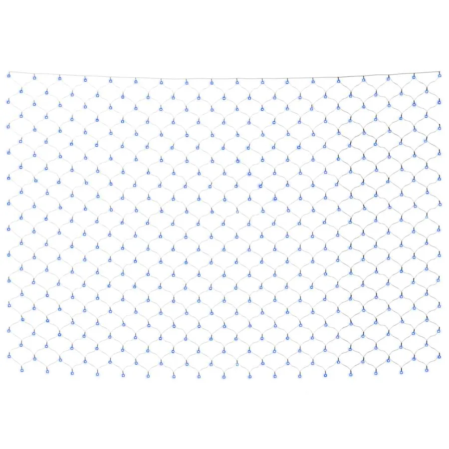 Filet lumineux bleu de Noël 4x4 m 544 LED Intérieur/extérieur - 2