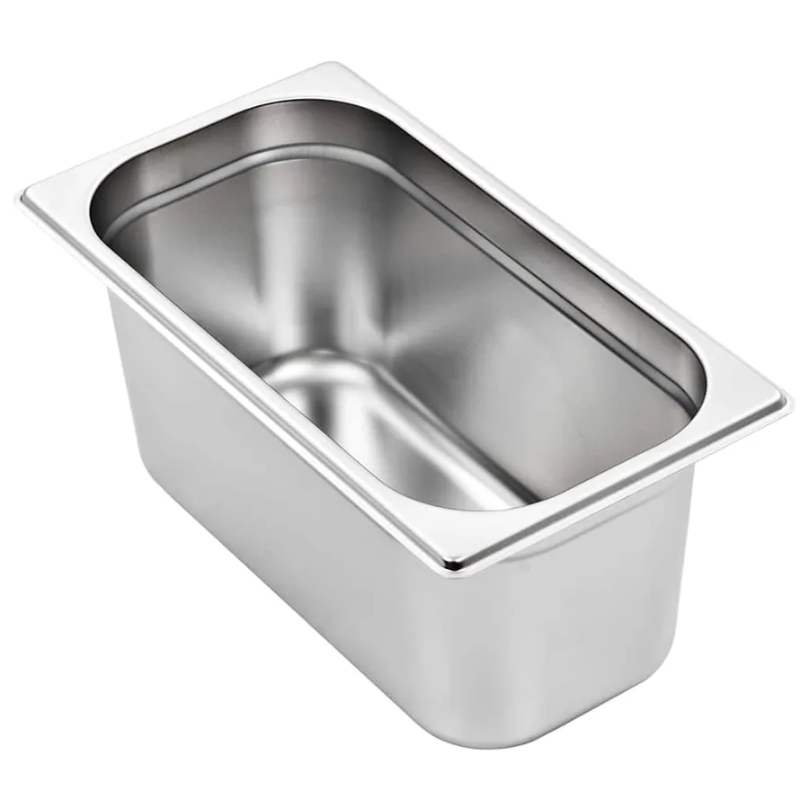 Récipients Gastronorm 4 pcs GN 1/3 150 mm Acier inoxydable - 4