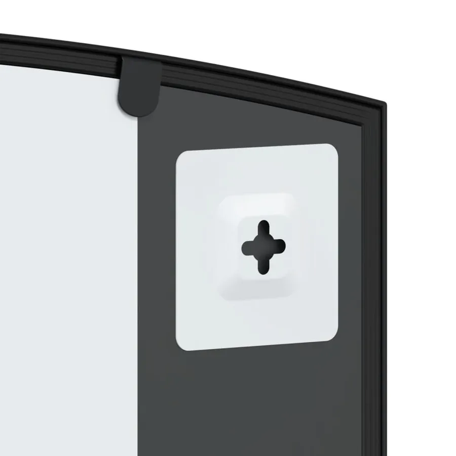 Miroir mural noir 60x30 cm arche fer - 6