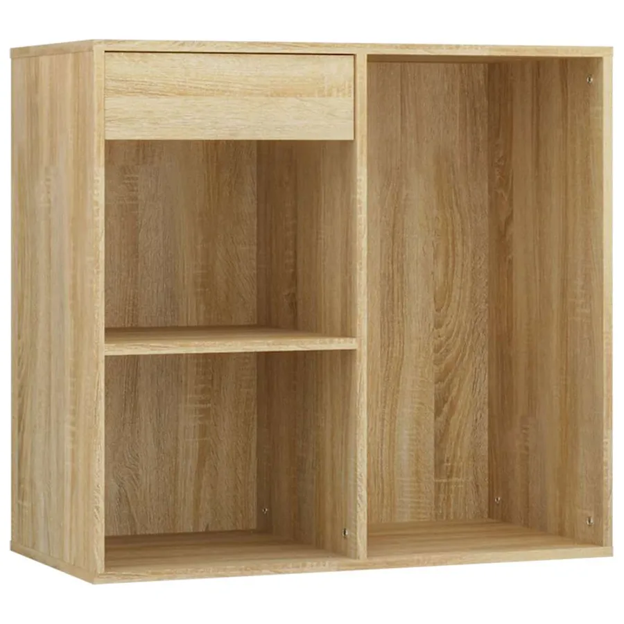 Ensemble de coiffeuse avec LED Chêne Sonoma Bois d'ingénierie - 11