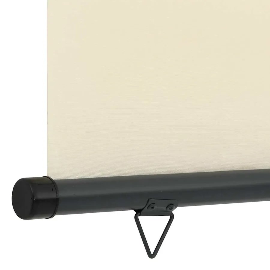 Auvent latéral de balcon 125x250 cm Crème - 8