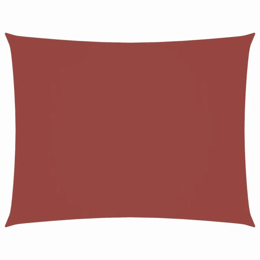 Voile de parasol tissu oxford rectangulaire 2x3,5 m terre cuite - 2