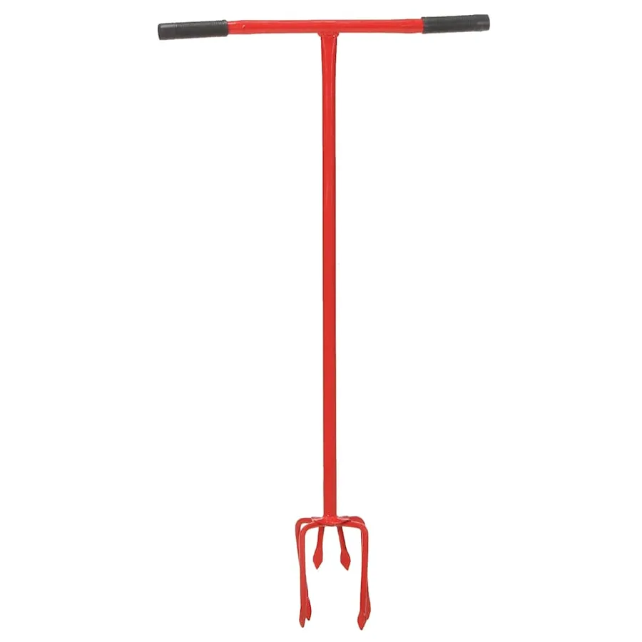 Griffe de jardin Rouge Acier - 2