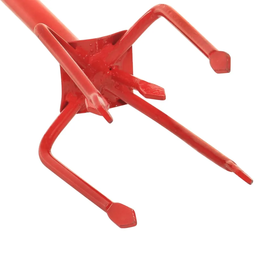 Griffe de jardin Rouge Acier - 6