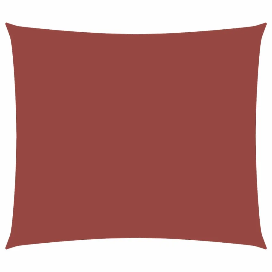 Voile de parasol tissu oxford rectangulaire 2,5x3 m terre cuite - 2