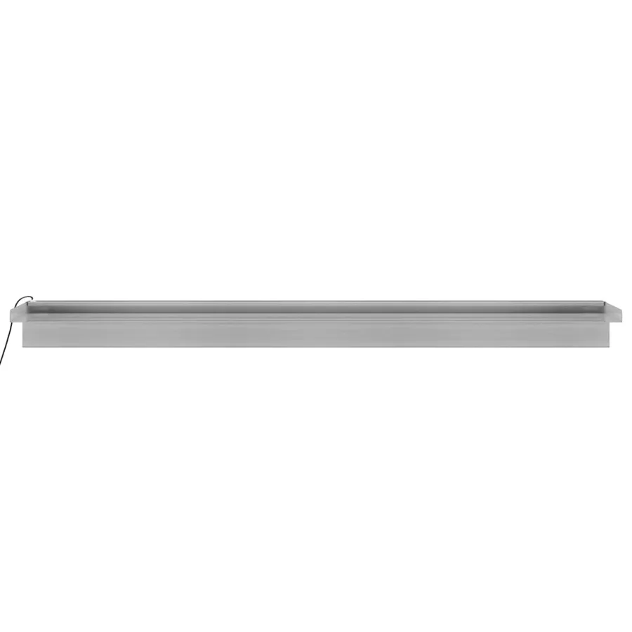Déversoir pour cascade avec LED RVB Inox 108 cm - 8