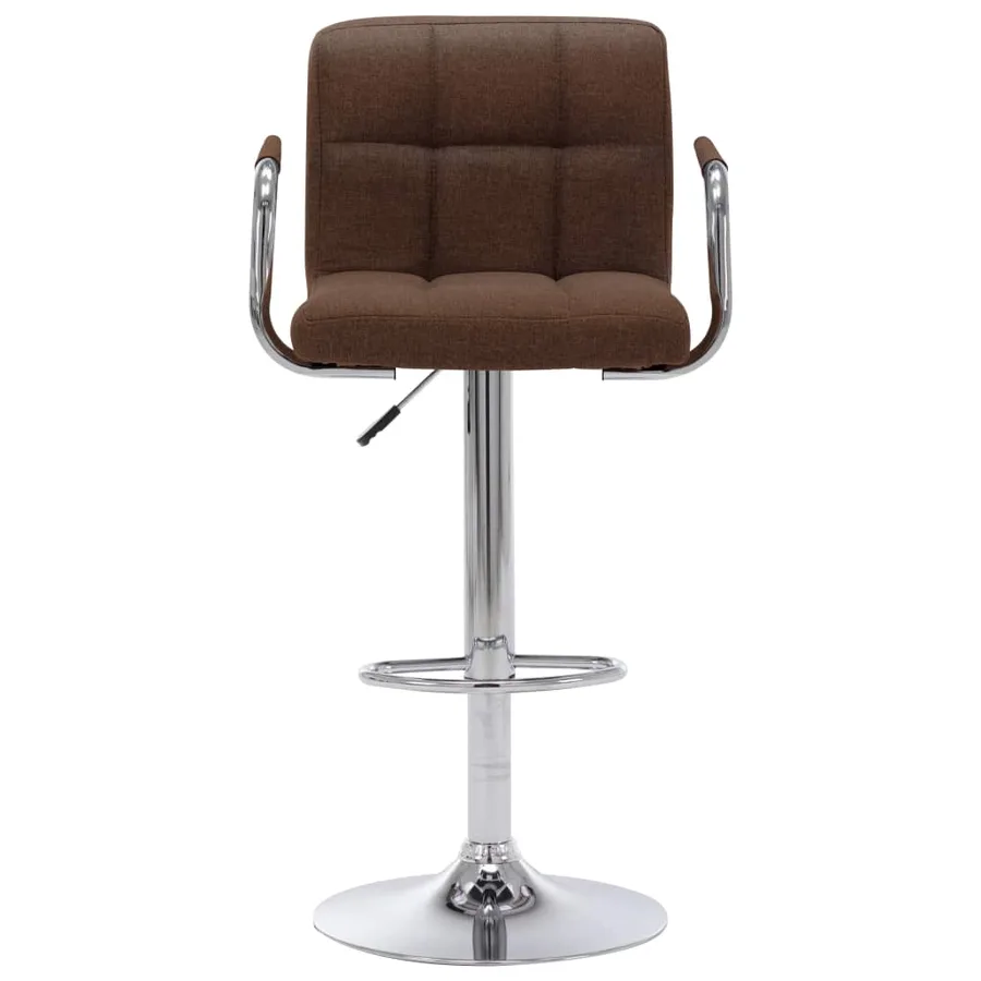 Chaise de bar Marron Tissu - 2