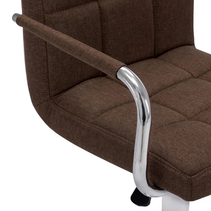 Chaise de bar Marron Tissu - 6