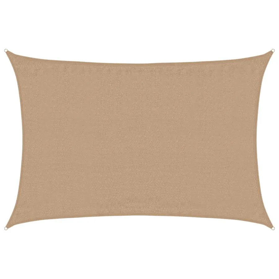 Voile d'ombrage 160 g/m² Taupe 4x5 m PEHD - 2