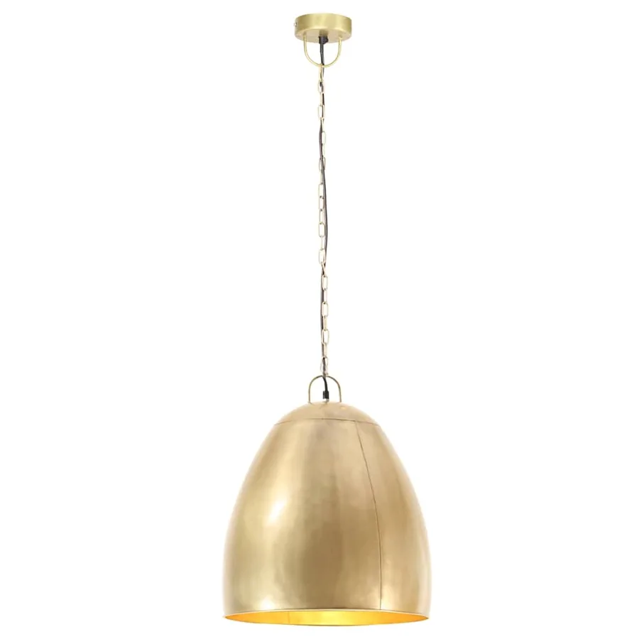 Lampe suspendue industrielle 25 W Laiton Rond 42 cm E27 - 3