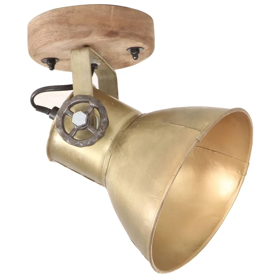 Lampe murale industrielle/de plafond 2 pcs Laiton 20x25 cm E27 - 3