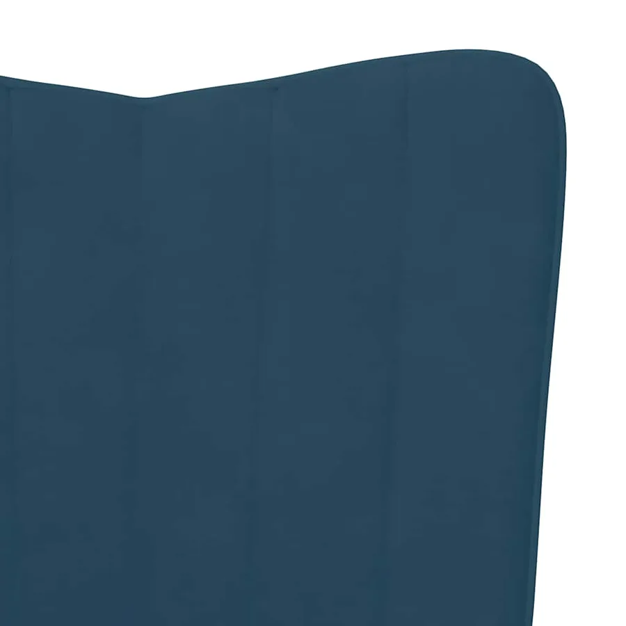 Chaise à bascule Bleu Velours - 6