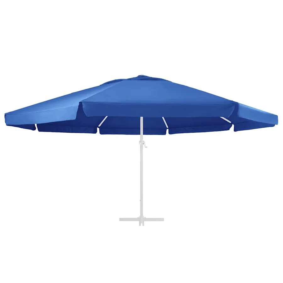 Tissu de remplacement pour parasol d'extérieur Bleu azuré 610cm - 3