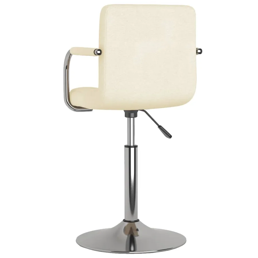 Tabouret de bar Crème Tissu - 5