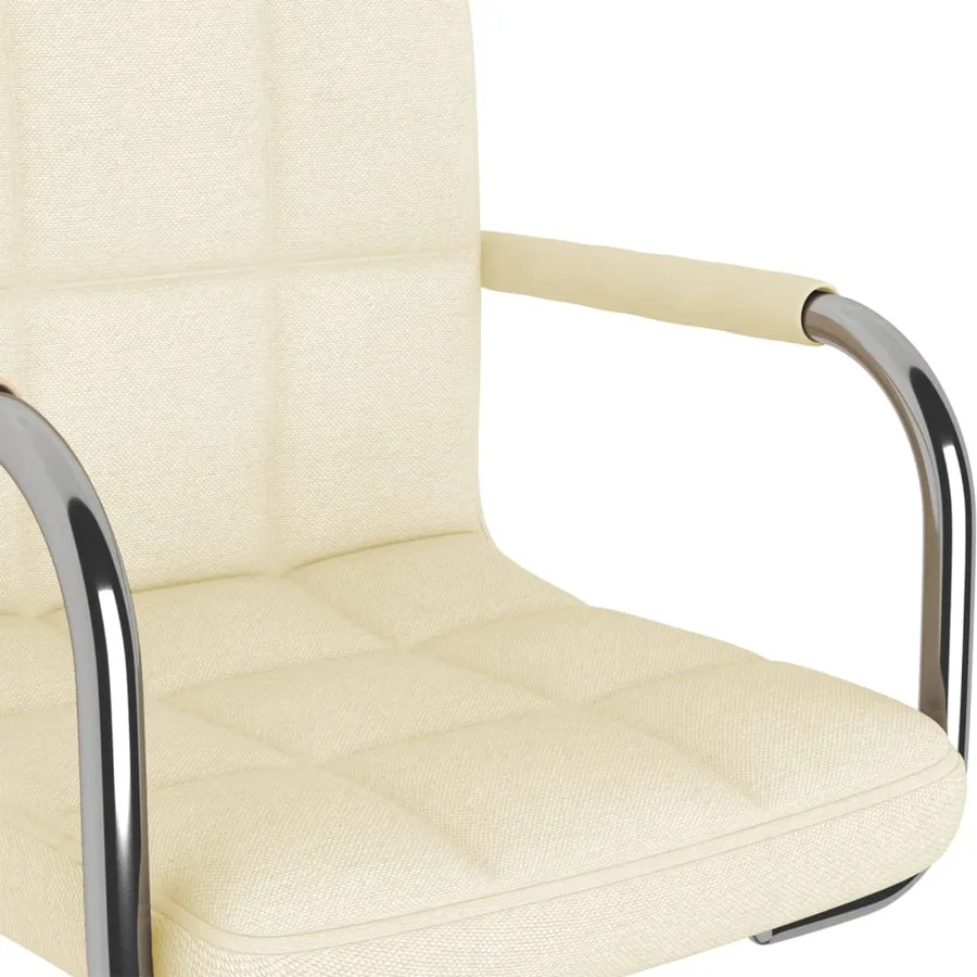 Tabouret de bar Crème Tissu - 7