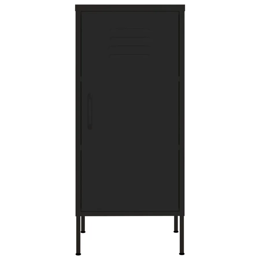 Armoire de rangement Noir 42,5x35x101,5 cm Acier - 3