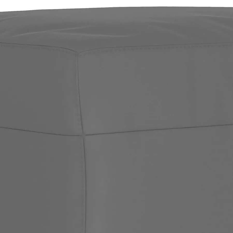 Repose-pied Gris foncé 70x55x41 cm Tissu microfibre - 5
