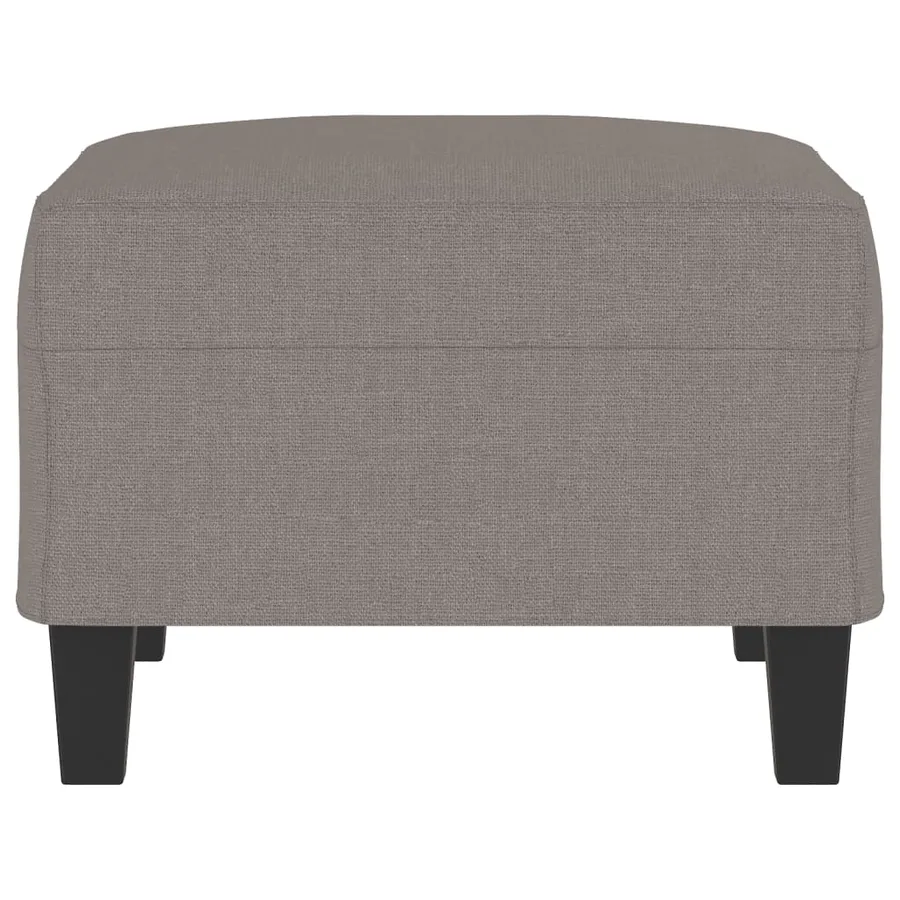 Repose-pied Taupe 70x55x41 cm Tissu - 4