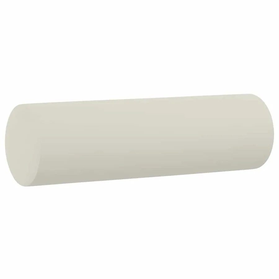 Coussins décoratifs lot de 2 Crème Ø15x50 cm Velours - 3