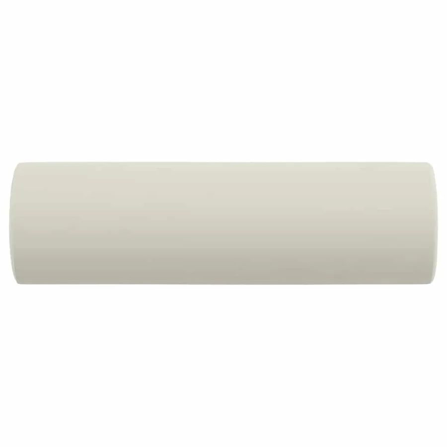 Coussins décoratifs lot de 2 Crème Ø15x50 cm Velours - 4