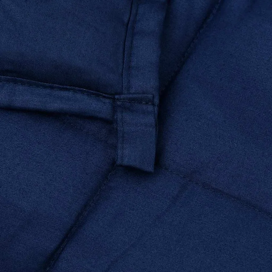 Couverture lestée Bleu 120x180 cm 5 kg Tissu - 5