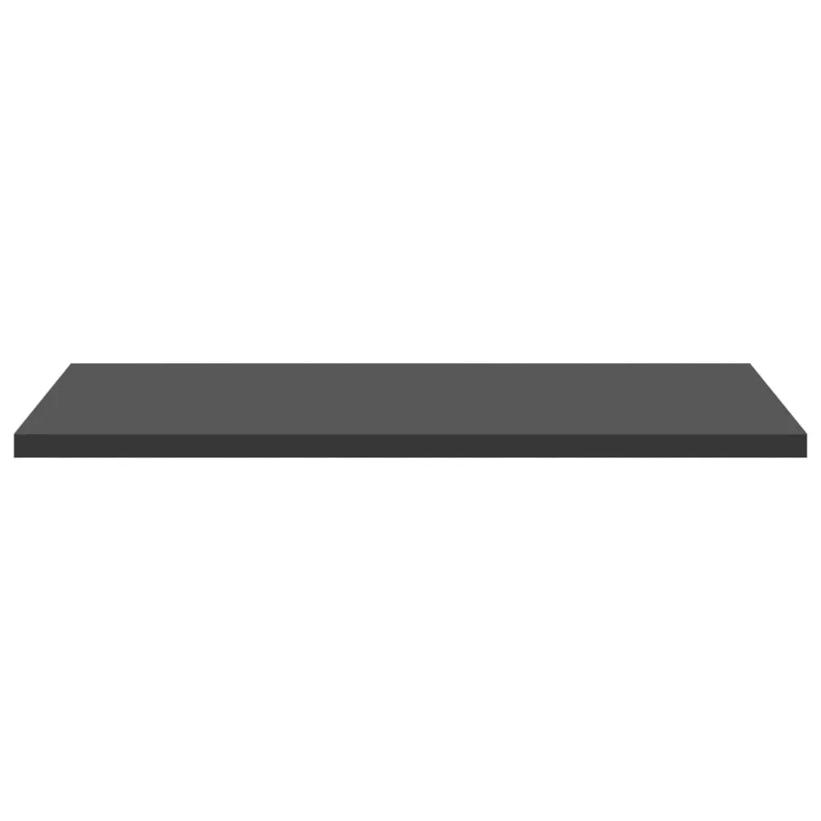 Panneaux de bibliothèque 4 pcs Gris 40x50x1,5 cm Aggloméré - 5