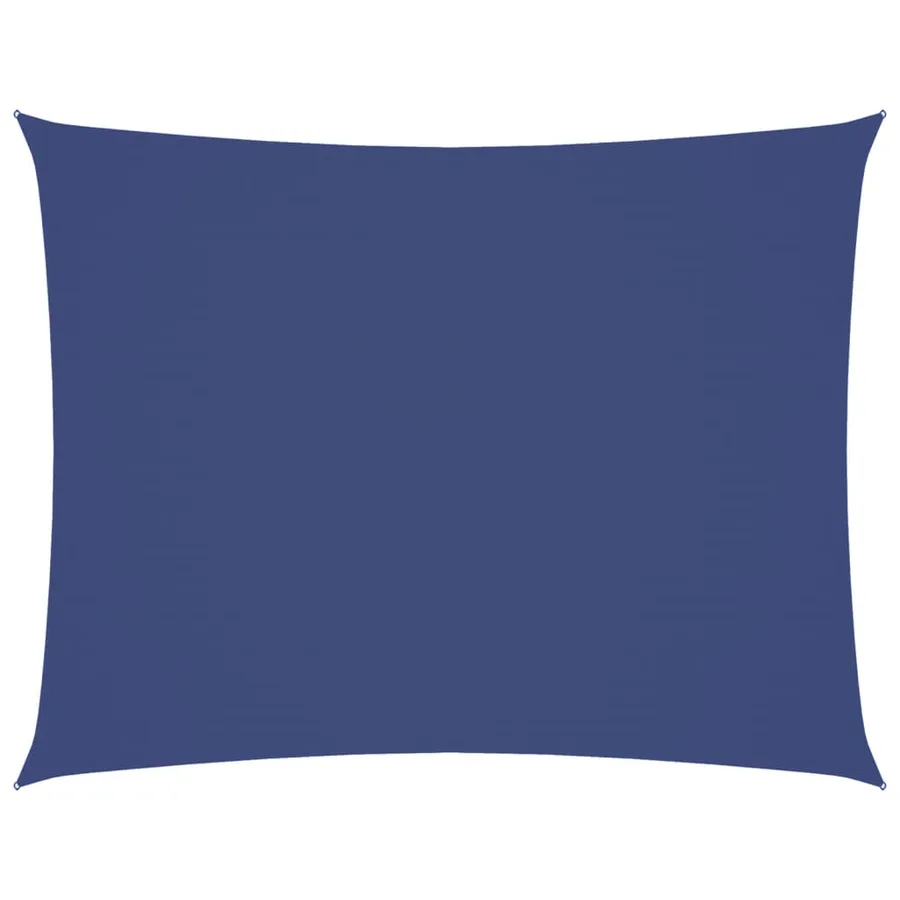 Voile de parasol tissu oxford rectangulaire 3,5x4,5 m bleu - 2