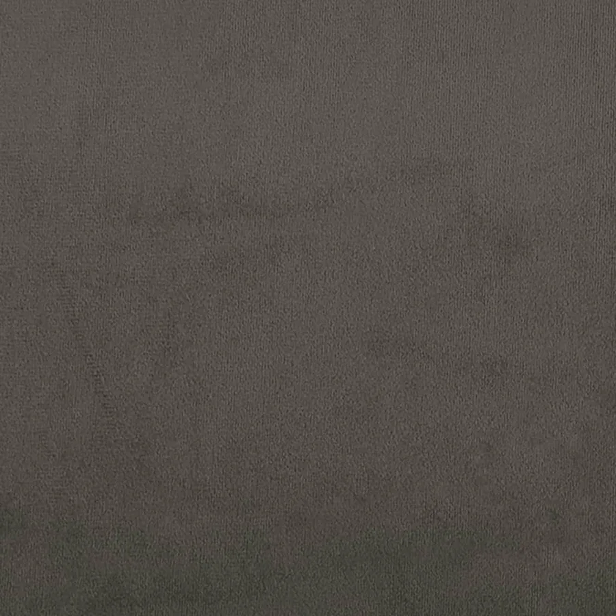Repose-pied Gris foncé 45x29,5x35 cm Velours - 5