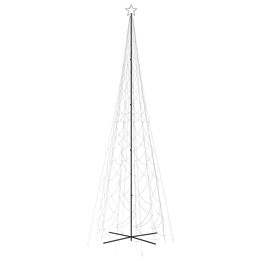 Arbre de Noël cône 3000 LED Bleues 230x800 cm - 3
