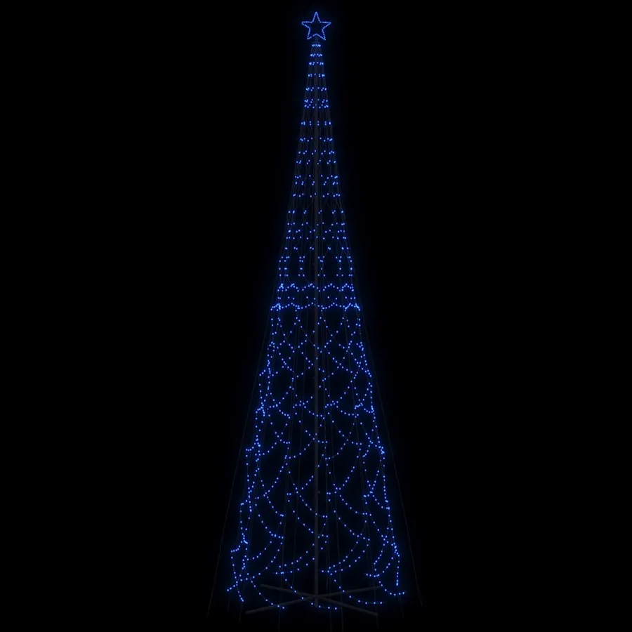 Arbre de Noël cône 3000 LED Bleues 230x800 cm - 4