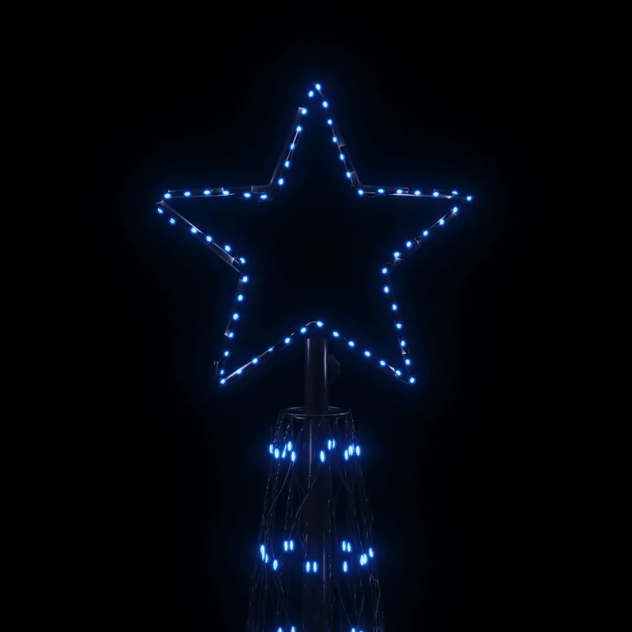 Arbre de Noël cône 3000 LED Bleues 230x800 cm - 5