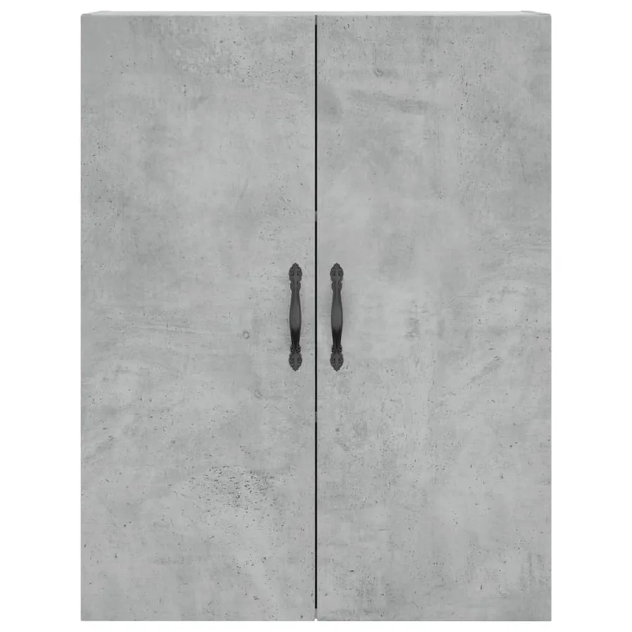 Armoire murale gris béton 69,5x34x90 cm bois d'ingénierie - 7