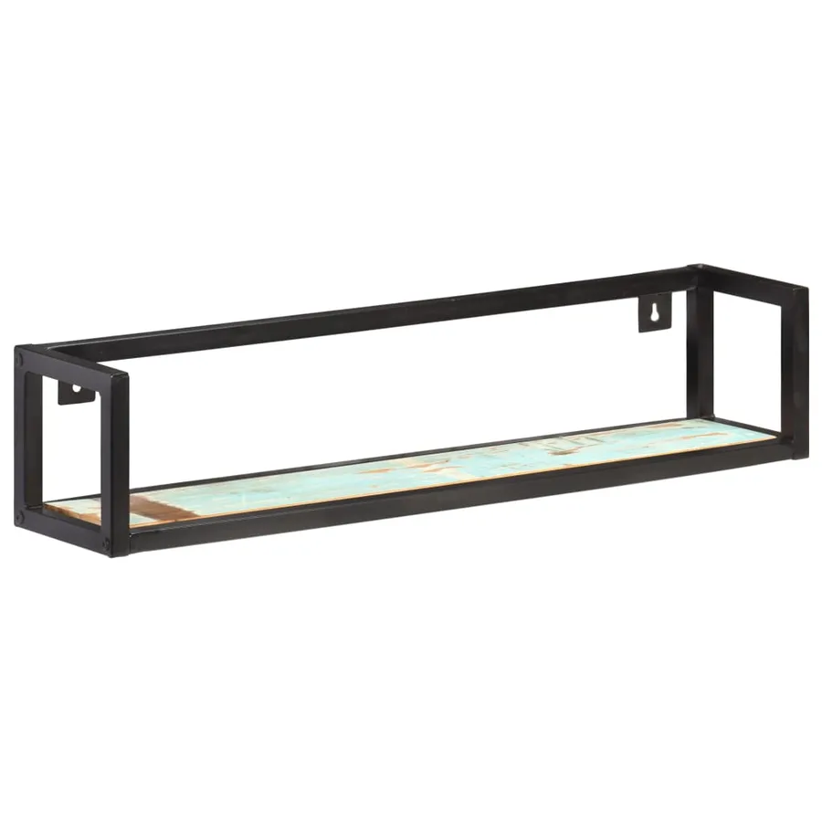 Étagères murales 2 pcs 80 cm Bois de récupération massif - 2