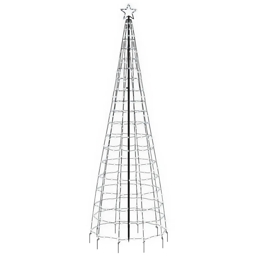 Sapin de Noël à LED avec pointes 570 LED blanc froid 300 cm - 4