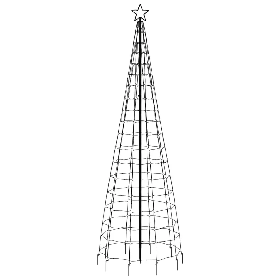 Sapin de Noël à LED avec pointes 570 LED blanc froid 300 cm - 5