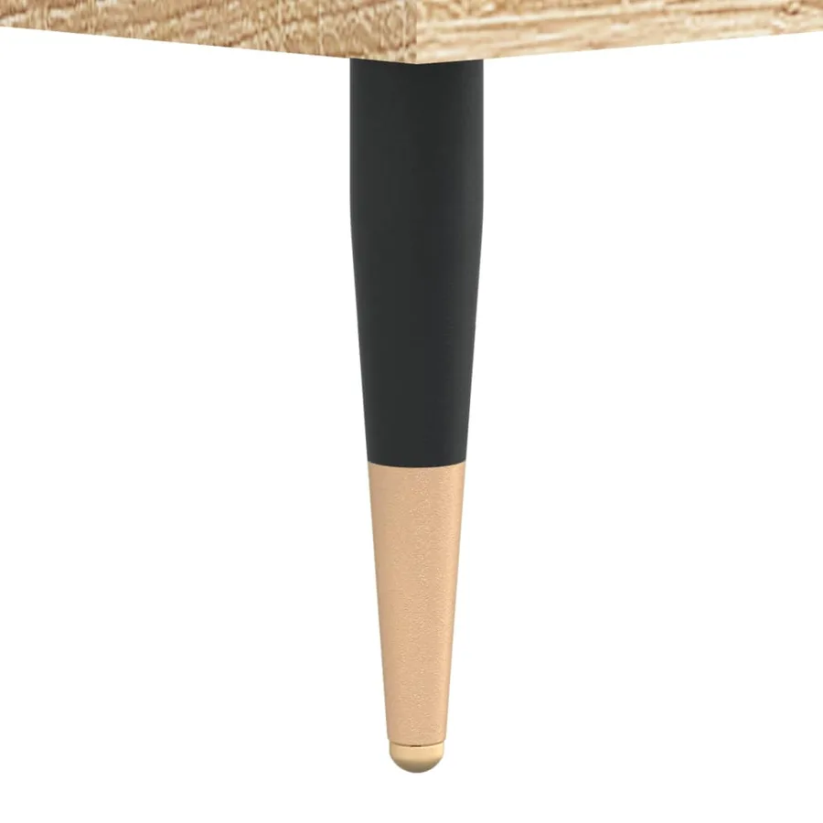Table basse chêne sonoma 102x44,5x50 cm bois d'ingénierie - 9