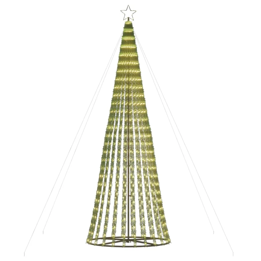 Sapin de Noël à LED 688 LED blanc chaud 300 cm - 4
