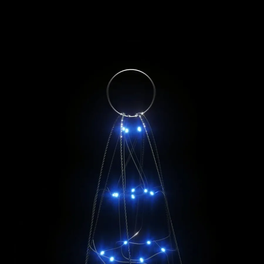 Sapin de Noël à LED 200 LED bleu 180 cm - 6