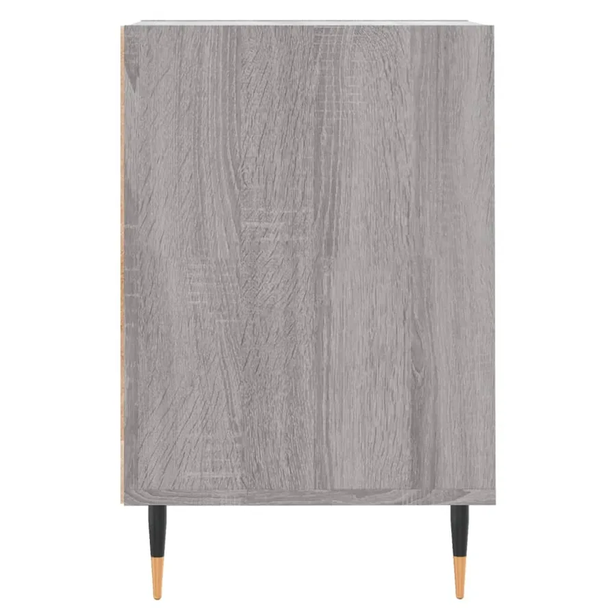 Meuble TV Sonoma gris 100x35x55 cm Bois d'ingénierie - 7