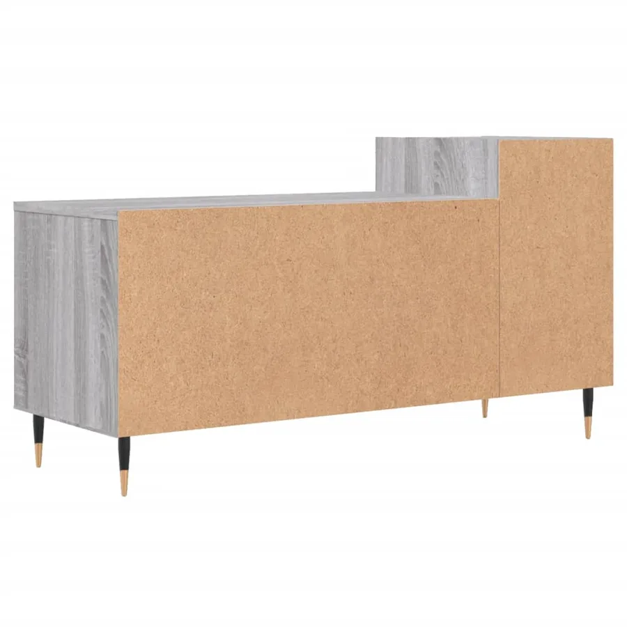Meuble TV Sonoma gris 100x35x55 cm Bois d'ingénierie - 8