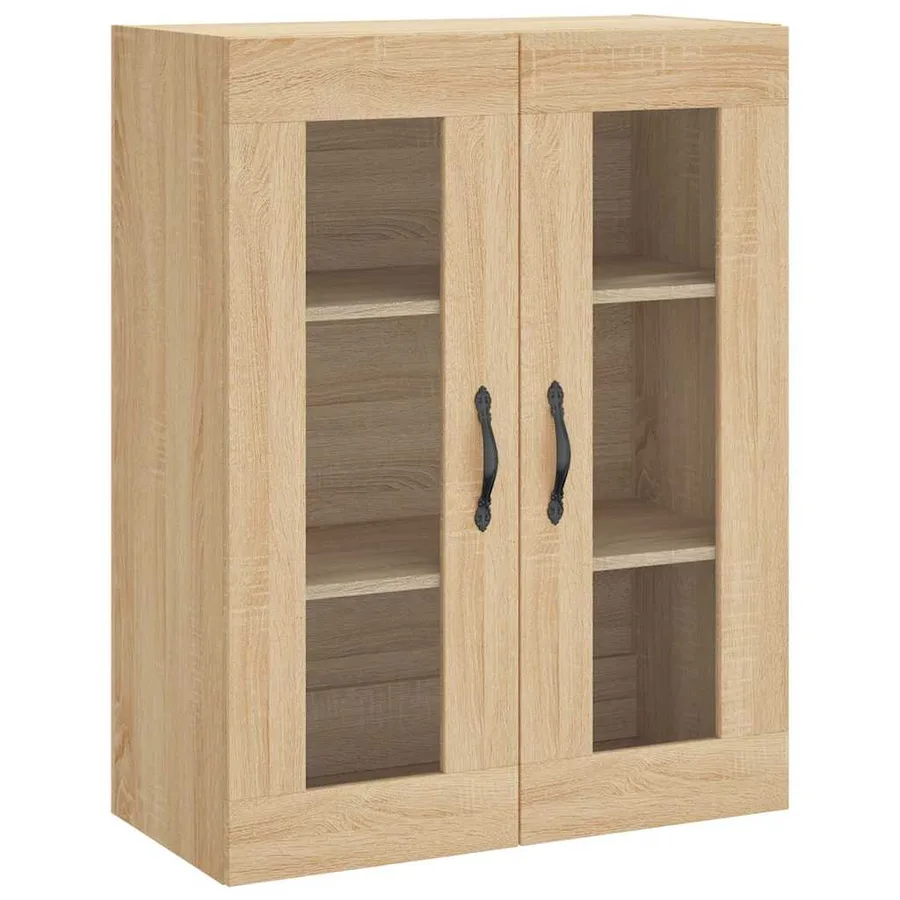 Armoire murale chêne sonoma 69,5x34x90 cm bois d'ingénierie - 2