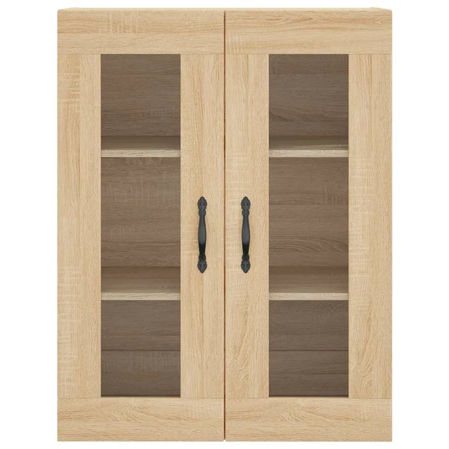Armoire murale chêne sonoma 69,5x34x90 cm bois d'ingénierie - 7