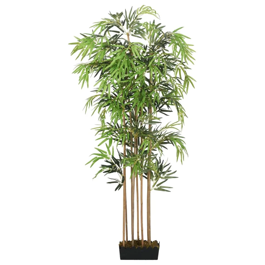 Bambou artificiel 1605 feuilles 180 cm vert - 2