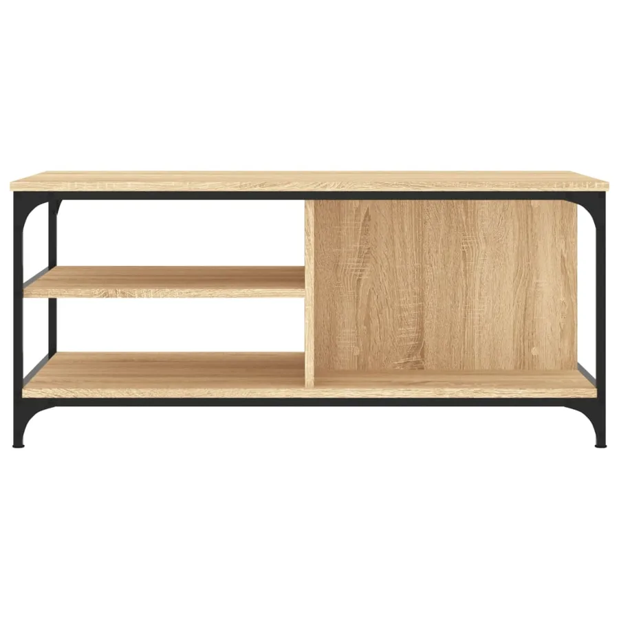 Table basse Chêne sonoma 100x50x45 cm Bois d'ingénierie - 4