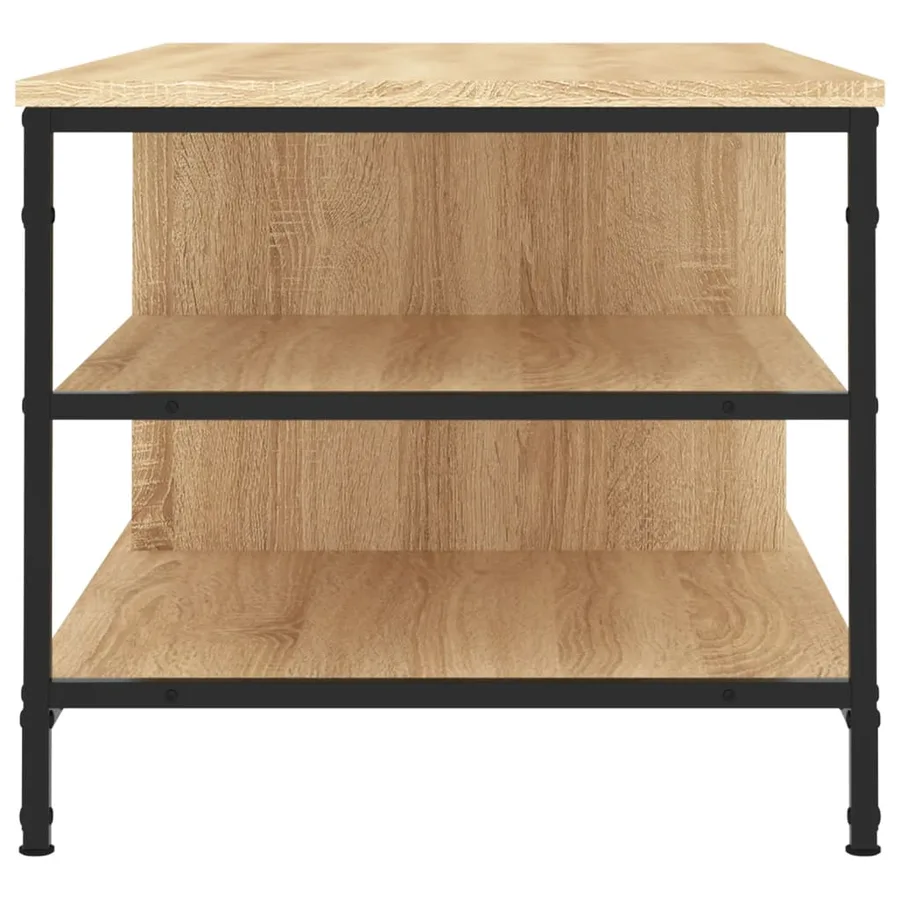 Table basse Chêne sonoma 100x50x45 cm Bois d'ingénierie - 5