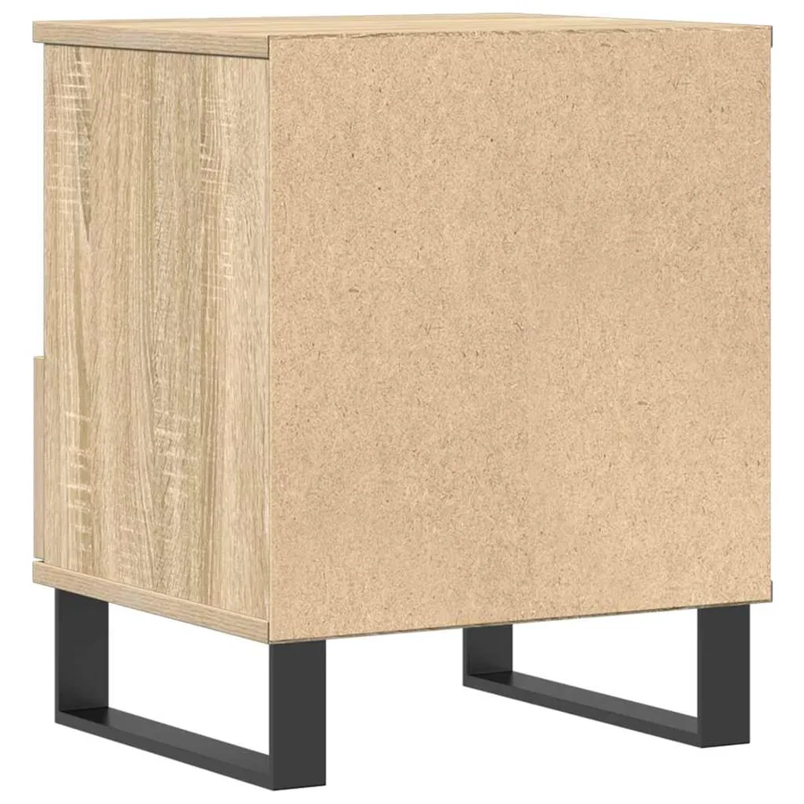 Tables de chevet 2 pcs chêne sonoma 40x35x50 cm bois ingénierie - 6